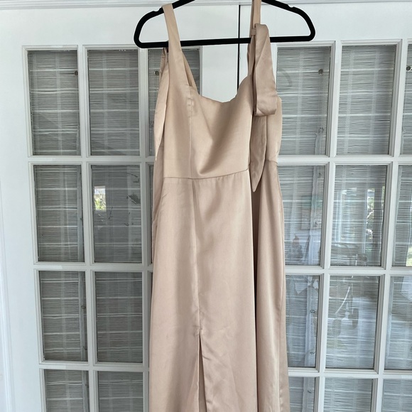 Show Me Your MuMu Cream Midi Dress - Picture 2 of 4